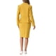 thumbnail image 3 of INSPIRE CHIC Conjunto de Traje de Falda de 2 Piezas para Mujer Blazer Peplum Falda Lápiz de Cintura Alta Conjunto de Trabajo Amarillo M, 3 of 6