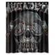 thumbnail image 1 of Cortina de ducha Megadeth con ganchos (60 x 72 pulgadas), 1 of 3