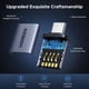 thumbnail image 2 of Adaptador USB C a USB UGREEN, paquete de 4, 10 Gbps, gris espacial, 2 of 9