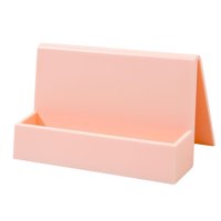 Ioensy - Estante Para Tarjetas De Nombre, Suministros De Oficina Duraderos, Resistente Para Escritorio De Encimera, Color Rosa