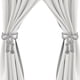 thumbnail image 1 of Sujetadores de Cortina Apipi 4 Piezas Cuerda Boho 100 cm Gris, 1 of 7