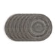 thumbnail image 2 of Set 6 Individuales Circulares Trenzados Color Gris, 2 of 3