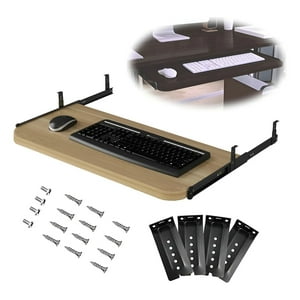 Genérica - Correderas Rieles Metalicas Para Bandejas Porta Teclado, Rieles Deslizantes Silenciosos Para Teclado En Escritorios De Computadora