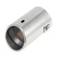 thumbnail image 1 of Unique Bargains 63MM Tubo de Escape Trasero Redondo de Cromo de Acero Inoxidable para Automóvil, se adapta a Diámetros de 1 1/4" a 2", 1 of 6