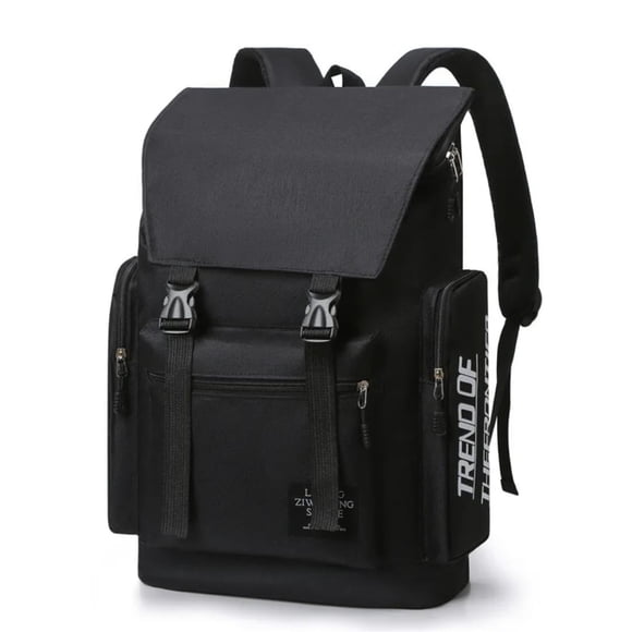 Mochila Moderna De Viaje De Alta Capacidad Negra