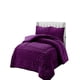 thumbnail image 2 of Cobertor De Invierno Con Textura 1 5 Plaza 180x200cm P Violeta, 2 of 4