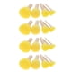 thumbnail image 4 of 20x Mango De Madera Esponja Espuma Cepillo Arte Arte Pintura Herramientas Amarillo 5 Tama?os, 4 of 5
