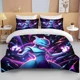 thumbnail image 1 of Cartoon Pokemon Mewtwo Printed Soft Bedding Set Duvet Cover 1 Duvet Cover 2 Pillowcases Adult and Children Bedding Set Luxury Bed Sheets, 1 of 5