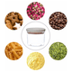 thumbnail image 4 of Contenedores para almacenar alimentos, frascos de vidrio apilables y organizadores, 4 of 6