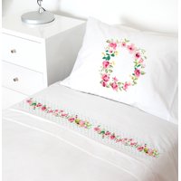 Tuyo Print - Juego De Sábanas 1,5 Pl Letras Vintage D