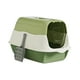 thumbnail image 1 of Arenero Para Gatos Con Capucha Y Tapa Desmontable Fácil De Limpiar Con Pala Verde, 1 of 3