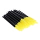 thumbnail image 1 of 50pcs pinceles de pesta?as de extensión de silicona rimel varitas aplicadores de maquillaje amarillo, 1 of 5