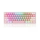 thumbnail image 1 of Teclado Gamer Redragon FIZZ K617 / Switch Red / Ingles / Wired - Pink/White (K617-RGB PW), 1 of 3