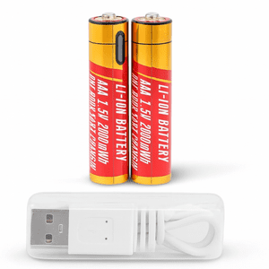 Genérico - Pila Aaa Recargable Con Cable Usb A Usb-C Carga Rápida