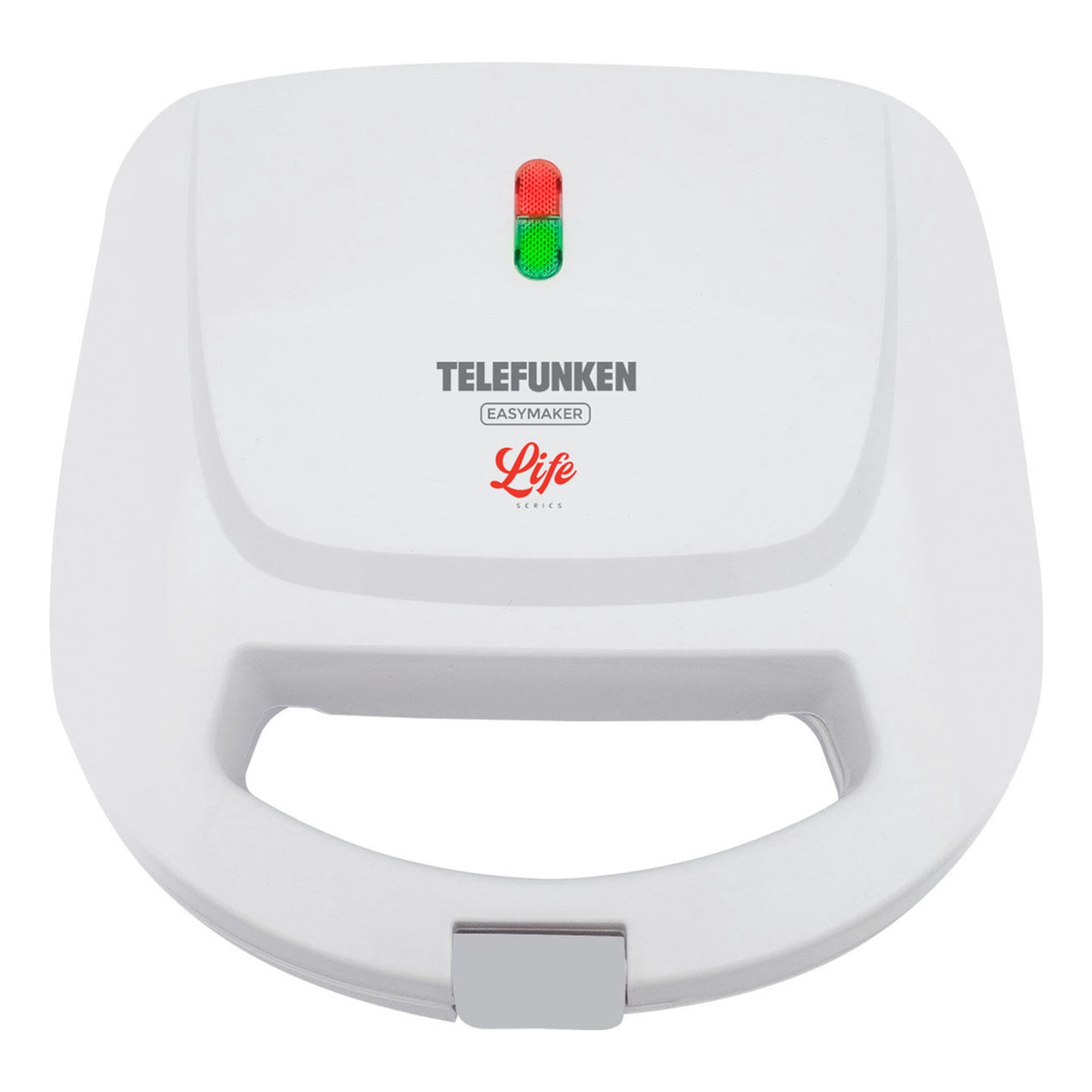 Telefunken - Sandwichera Antiadherente 2 Panes Color Blanco