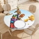 thumbnail image 4 of Hop theme Fitted Round Tablecloths Elastic Edged Table Covers Waterproof Table Cloth For Kitchen Holiday Party Tables Decor 150cm, 4 of 6