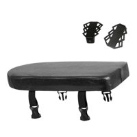 Ioensy - Cojín Genérico Para Asiento Trasero De Bicicleta, Cómodo Para Hombres Y Mujeres, Sillín Trasero Para Bicicleta, Color Negro