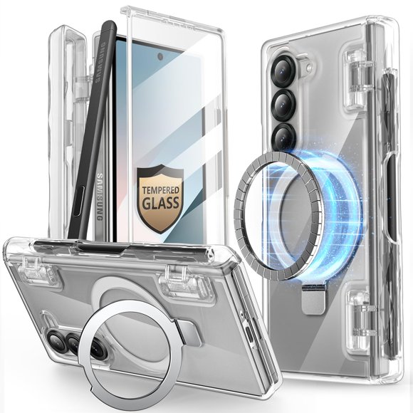 Funda para celular i-Blason Galaxy Z Fold 6 MagSafe transparente