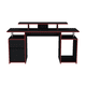 thumbnail image 4 of Escritorio Gamer Keria 2.0 Con Cajón Y Puerta | Mesa Gamer Wengue Rojo | Escritorio Gaming Con Almacenamiento, 4 of 12