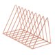 thumbnail image 5 of Metal Desktop Storage Book Rack Magazine Titular de periódico Rose Gold-L, 5 of 5