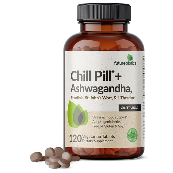 Fórmula de Apoyo Diario Futurebiotics Chill Pill+ 120 60 Unidades