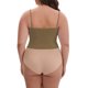 thumbnail image 3 of INSPIRE CHIC Camiseta de Tirantes Ajustables para Mujer con Almohadillas Inalámbricas, Ajuste Ceñido, Escote Corazón, Tanque Invisible Sólido XXL Marrón, 3 of 5