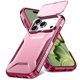 thumbnail image 3 of Funda Resistente para iPhone 17 Pro Max con Tapa Deslizante y Protección Militar Rosa, 3 of 6