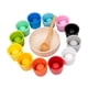 thumbnail image 2 of Bola Clasificadora De Colores Del Arco Iris En Taza Educativa Para Niños, Niñas Y Niños, 2 of 3