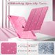 thumbnail image 5 of Funda FINTIE Slim con portalápices para iPad Air de 11 pulgadas, color rosa, 5 of 9