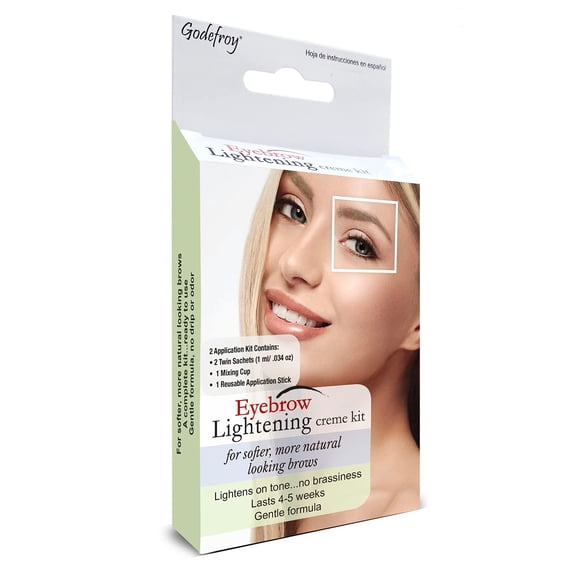 Crema aclaradora de cejas Godefroy, 10 ml, 2 aplicaciones