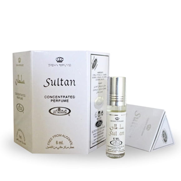 Perfume Al-Rehab Sultan 6 ml Concentrado Sin Alcohol