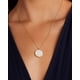 thumbnail image 3 of Collar Gorjana Sunset Grabado En Oro 18k Con Nácar, 3 of 7