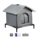 thumbnail image 5 of Casa para Gatos Refrescante Cama Refugio Elevado con Bolsa Impermeable Y Kit de Almohadillas Refrigerantes Diseño de Tela Oxford para Gatos Doméstico S, 5 of 5