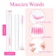 thumbnail image 2 of Dming 20 piezas Cepillo de Pestañas Brocha de Rímel Herramienta de Maquillaje para Extensión de Pestañas Cepillo de Limpieza Diamante Estrella L rosa, 2 of 7