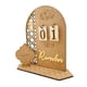 thumbnail image 2 of Calendario De Ramadán De Madera Calendario De Adviento Colgante Decoración Del Hogar Adornos Linterna, 2 of 5
