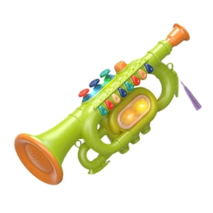 Bothyi - Instrumento Musical Juguete Simulación Cuerno Trompeta Trompeta Verde Educativa