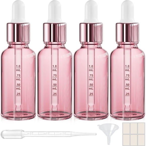 Frascos gotero PrettyCare de vidrio