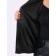 thumbnail image 5 of Chaqueta metálica de talla grande para mujer de Agnes Orinda, chaquetas bomber de lentejuelas brillantes para fiesta, 1X plata, 5 of 6