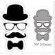 thumbnail image 2 of Matrices De Corte Para Barba Sombrero Gafas Y Moño, 2 of 3