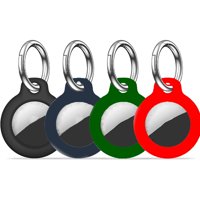 Vanan - Kit Oscuro 4 Llaveros Para Airtag Silicona