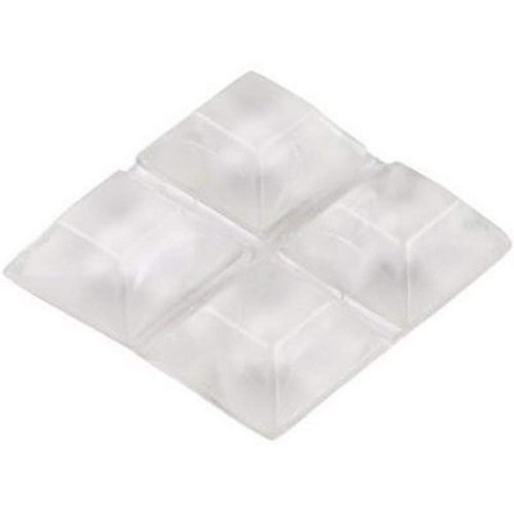 Shepherd Hardware 9565 Almohadillas Protectores Transparentes Adhesivas SurfaceGard de 3/4 de Pulgada, Paquete de 12