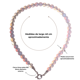thumbnail image 2 of Gargantilla choker piedra luna natural plata 925 Terranova, 2 of 3