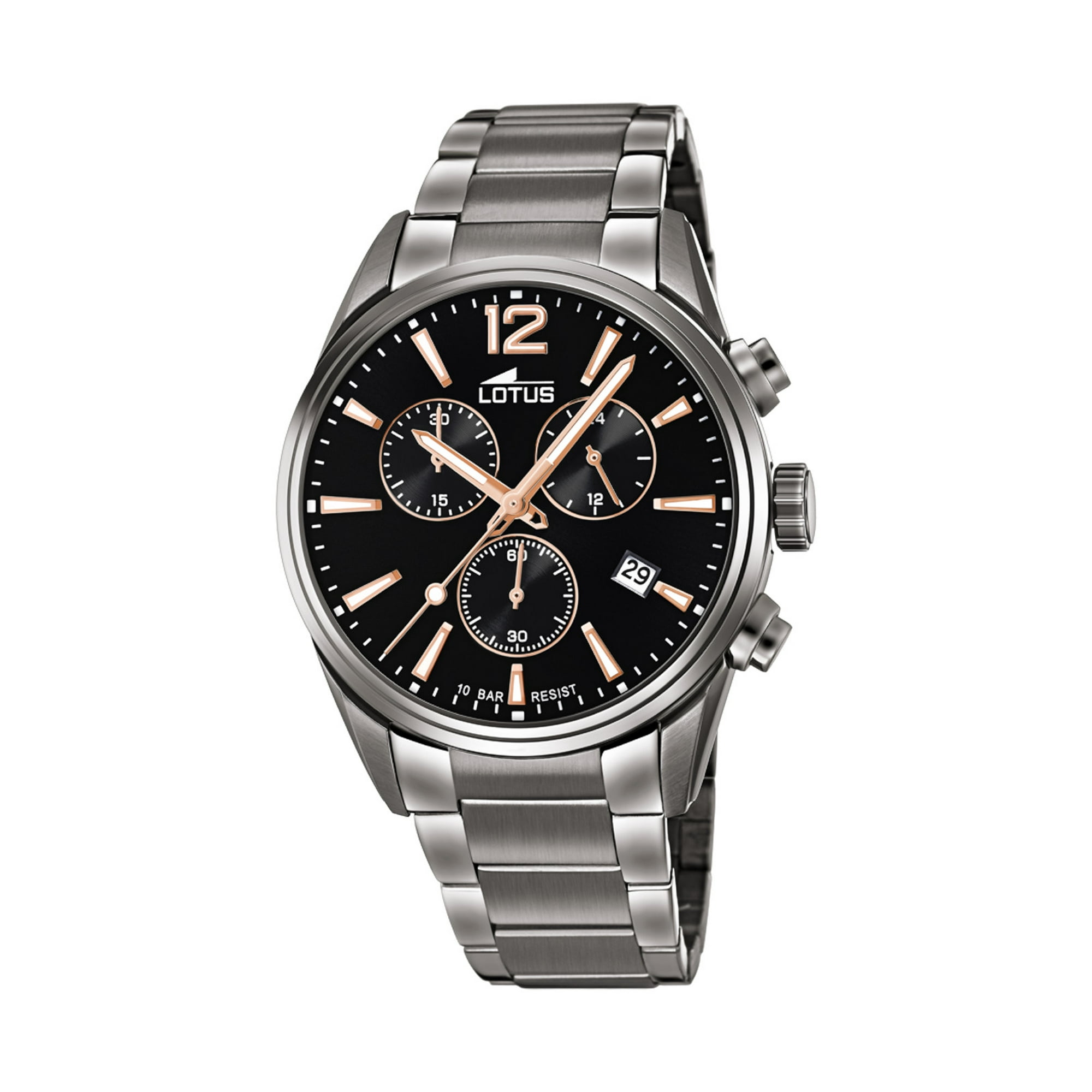 Reloj 18682/2 Lotus Negro Hombre Chrono