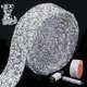 thumbnail image 1 of Pegatina Locacrystal 3 cm × 274 cm Roll de cristales plateados, 1 of 7