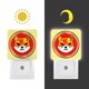 thumbnail image 3 of Lámpara Nocturna LED Desmarcar Shiba Inu con Sensor, 3 of 6