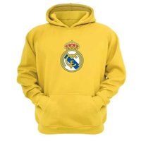 Genérico - Polerón Canguro Real Madrid Amarillo Talla S Unisex
