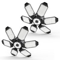 Luces De Garaje Polarpra Super Bright 32000 Lm Led 6500 K, Paquete De 2 Unidades