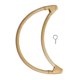 thumbnail image 5 of Dream Catcher Hoop Macrame Circle / Moon Wreath Decoración Colgante Para Pared Colgante Forma De Luna, 5 of 5