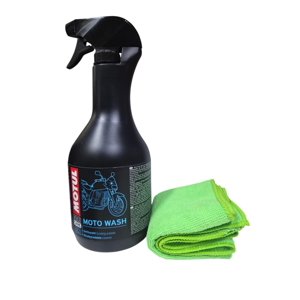Shampoo Motowash Limpiador En Seco Motul + Paño Microfibra