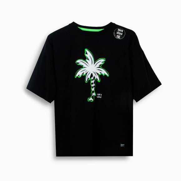 Polera Niño Negro Pillin